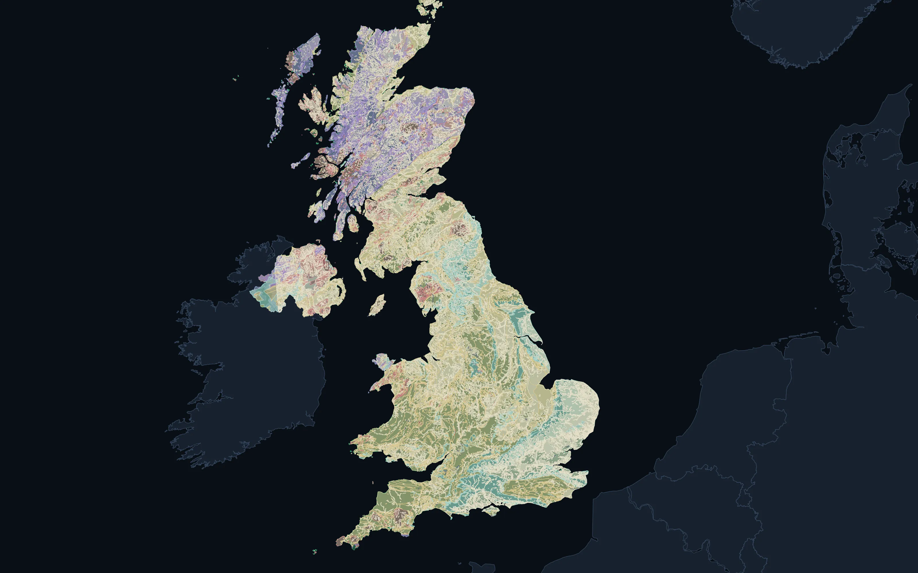 United Kingdom country atlas