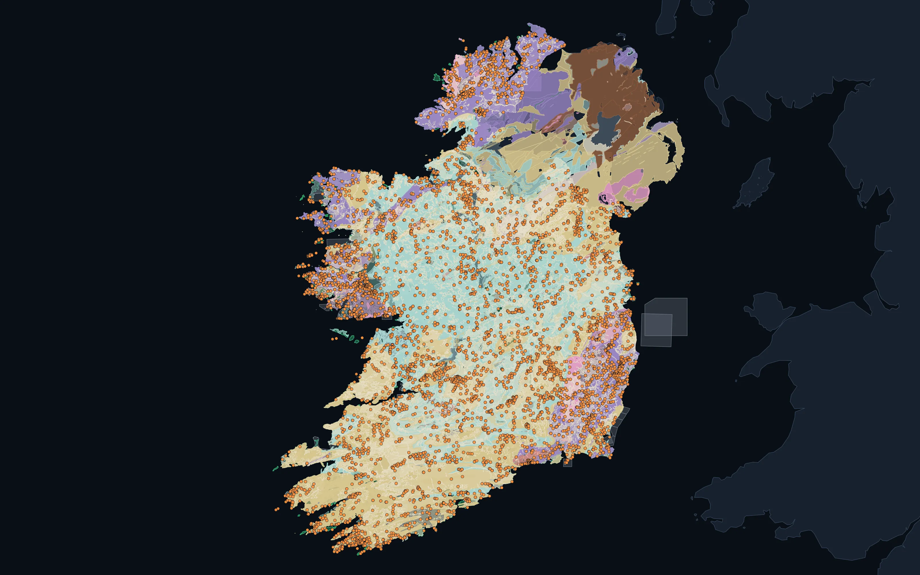 Ireland country atlas